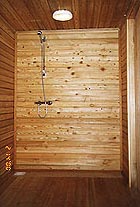 душевая в русской бане